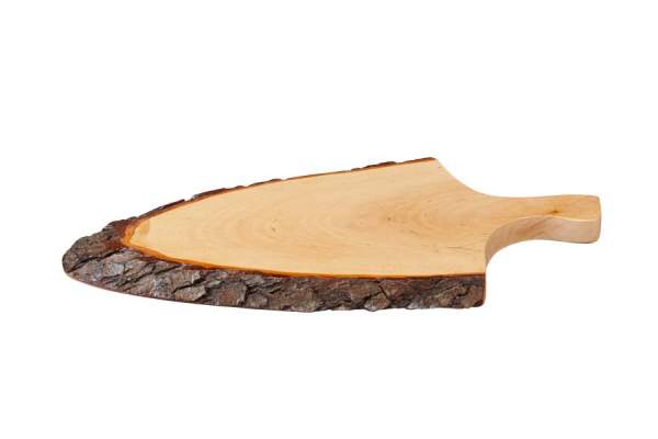 Baumscheibe mit Griff ca. 50 x 25 cm lack. Erle